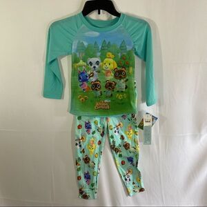 Animal Crossing Girls’ Long Sleeve Pajama Set